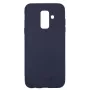 Evelatus Samsung Galaxy A6 Plus 2018 Nano silikónové puzdro Soft Touch TPU polnočná modrá