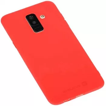 Evelatus Samsung Galaxy A6 Plus 2018 Nano Silicone Case Soft Touch TPU červené