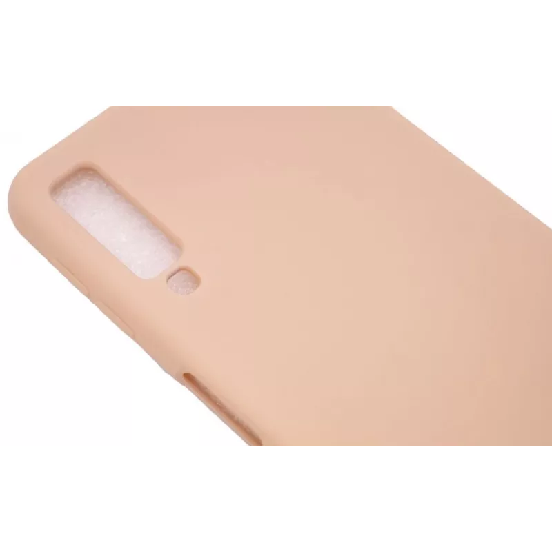 Evelatus Samsung Galaxy A7 2018 Nano silikónové puzdro Soft Touch TPU ružový piesok
