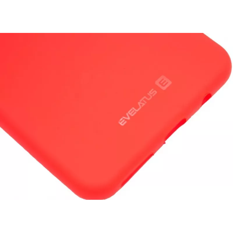 Evelatus Samsung Galaxy A7 2018 Nano silikónové puzdro Soft Touch TPU červené