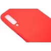 Evelatus Samsung Galaxy A7 2018 Nano silikónové puzdro Soft Touch TPU červené