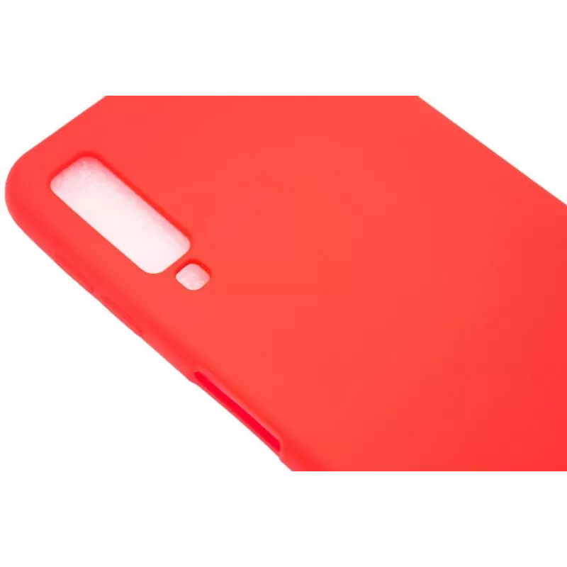 Evelatus Samsung Galaxy A7 2018 Nano silikónové puzdro Soft Touch TPU červené