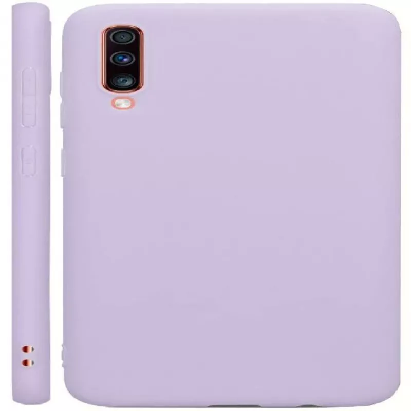 Evelatus Samsung Galaxy A70 Nano silikónové puzdro Soft Touch TPU modré
