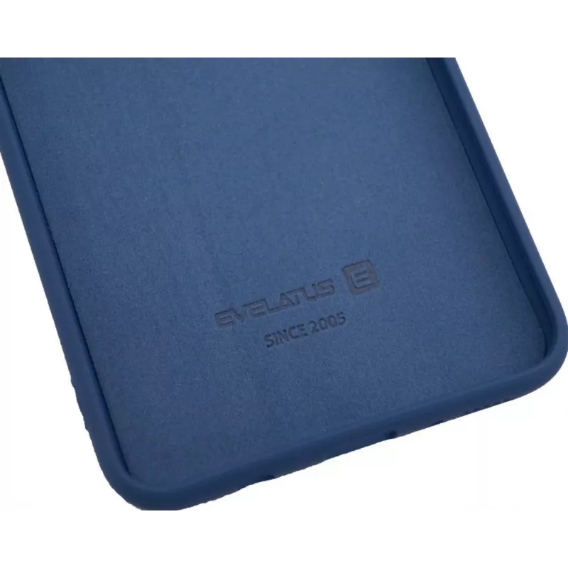 Evelatus Samsung Galaxy A70 Nano Silicone puzdro Soft Touch TPU tmavomodré