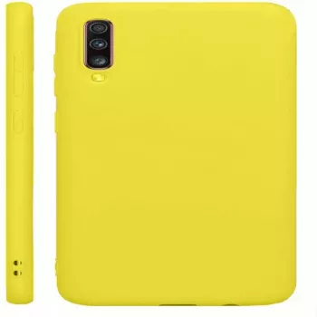 Evelatus Samsung Galaxy A70 Nano Silicone puzdro Soft Touch TPU žlté