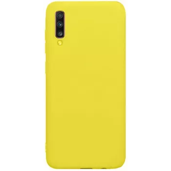 Evelatus Samsung Galaxy A70 Nano Silicone puzdro Soft Touch TPU žlté
