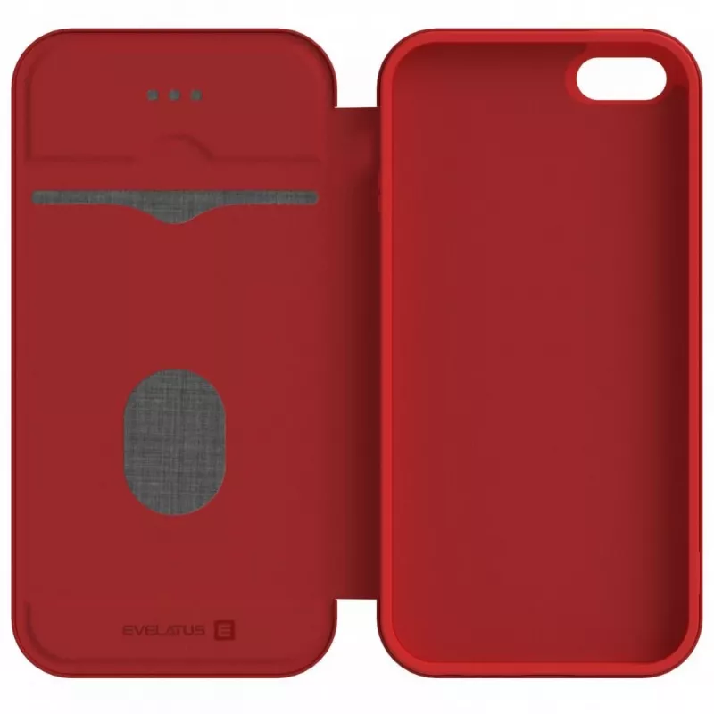 Evelatus Samsung Galaxy J4 Plus knižné puzdro bordová