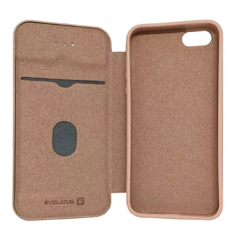 Evelatus Samsung Galaxy J6 (2018) knižné puzdro ružové zlato