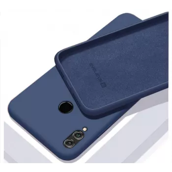 Evelatus Samsung Galaxy S10 Nano silikónové puzdro Soft Touch TPU tmavomodré