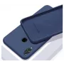 Evelatus Samsung Galaxy S10 Nano silikónové puzdro Soft Touch TPU tmavomodré