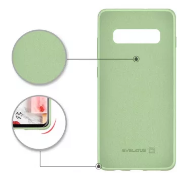 Evelatus Samsung Galaxy S10+ Nano silikónové puzdro Soft Touch TPU mätová