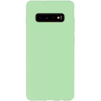 Evelatus Samsung Galaxy S10+ Nano silikónové puzdro Soft Touch TPU mätová