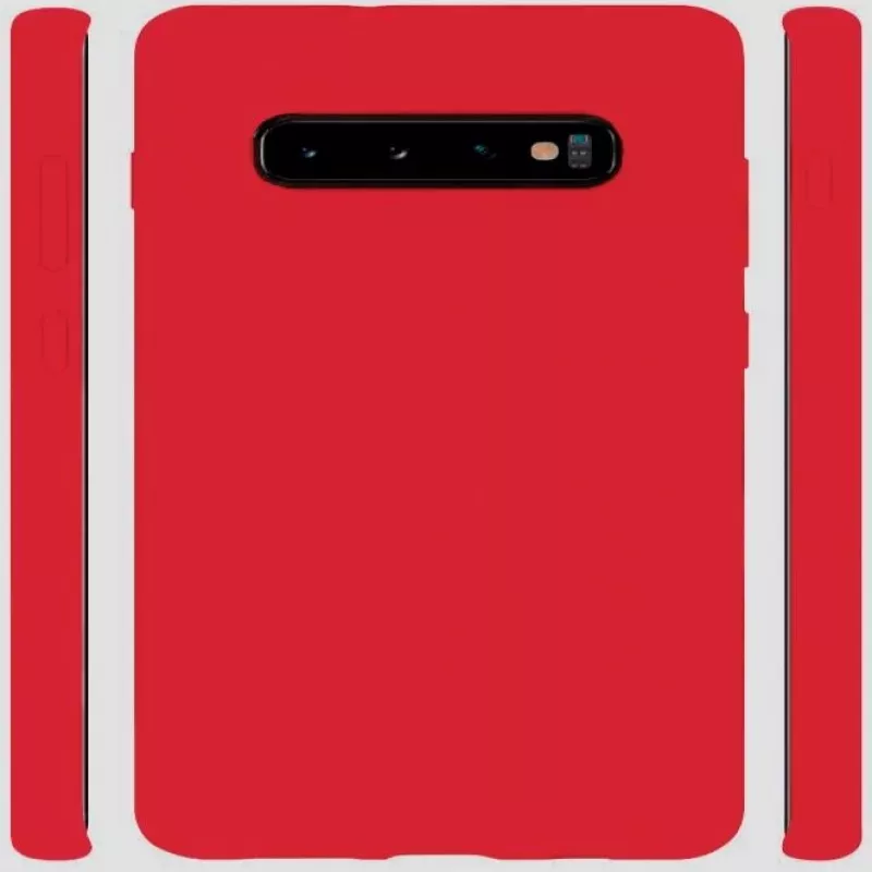 Evelatus Samsung Galaxy S10 Nano silikónové puzdro Soft Touch TPU červená