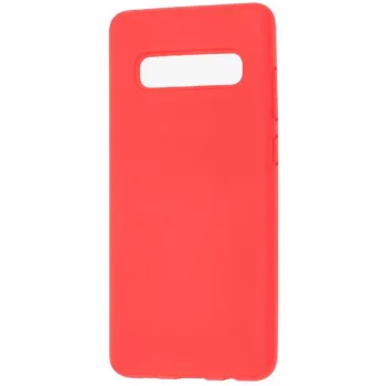 Evelatus Samsung Galaxy S10 Plus Nano silikónové puzdro Soft Touch TPU červené
