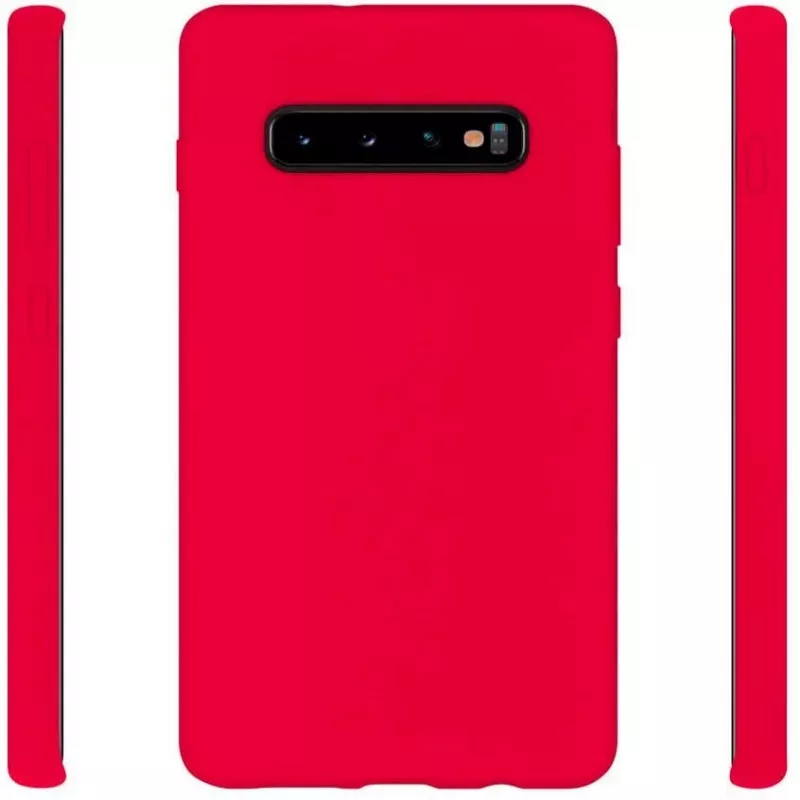 Evelatus Samsung Galaxy S10 Plus mäkké silikónové puzdro červené