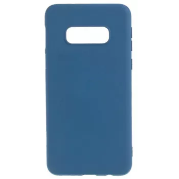 Evelatus Samsung Galaxy S10e Nano silikónové puzdro Soft Touch TPU tmavomodré