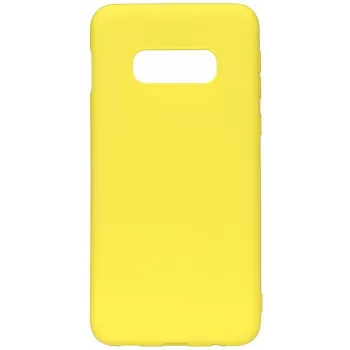 Evelatus Samsung Galaxy S10e Nano silikónové puzdro Soft Touch TPU žlté