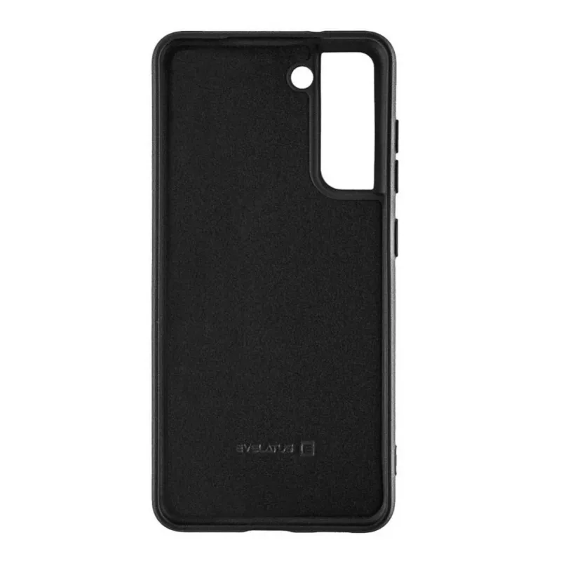 Evelatus Samsung Galaxy S21 FE Nano silikónové puzdro Soft Touch TPU čierne