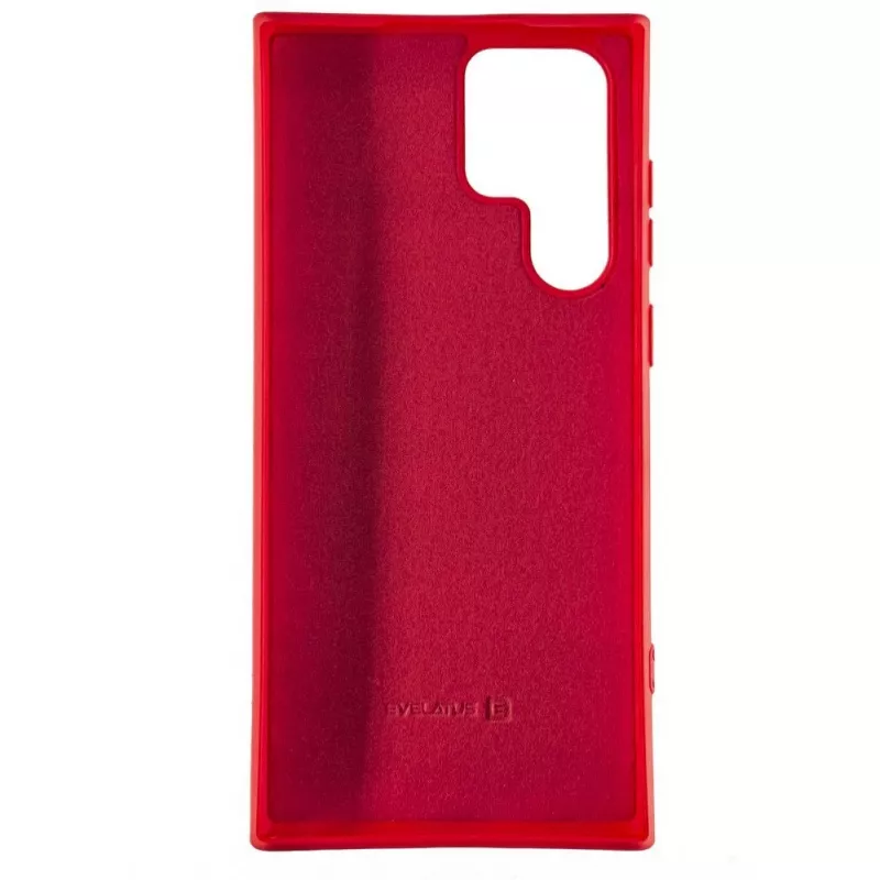 Evelatus Samsung Galaxy S22 Ultra Premium Soft Touch silikónové puzdro čínska červená
