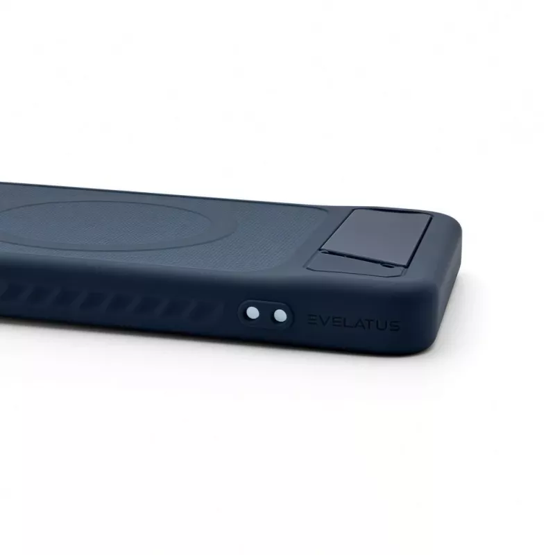 Evelatus Samsung Galaxy S26 pogumované MagSafe puzdro so stojanom Navy Blue