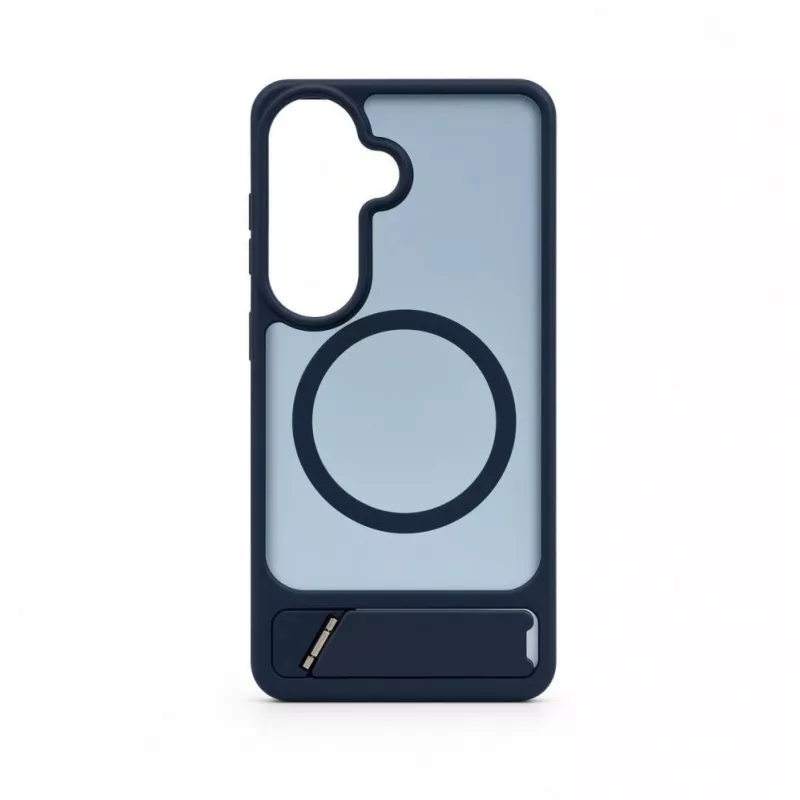 Evelatus Samsung Galaxy S26 pogumované MagSafe puzdro so stojanom Navy Blue