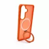 Evelatus Samsung Galaxy S26 Shield puzdro s MagSafe & stojanom matný ring oranžové