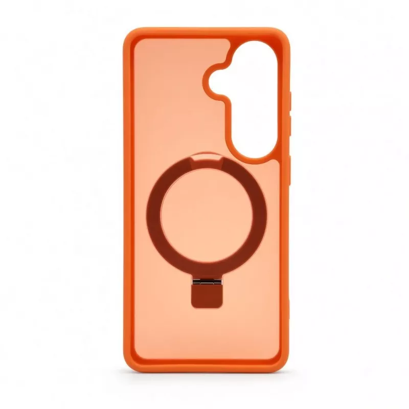 Evelatus Samsung Galaxy S26 Shield puzdro s MagSafe & stojanom matný ring oranžové