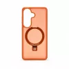 Evelatus Samsung Galaxy S26 Shield puzdro s MagSafe & stojanom matný ring oranžové