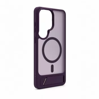 Evelatus Samsung Galaxy S26 Ultra pogumované MagSafe puzdro so stojanom - fialová