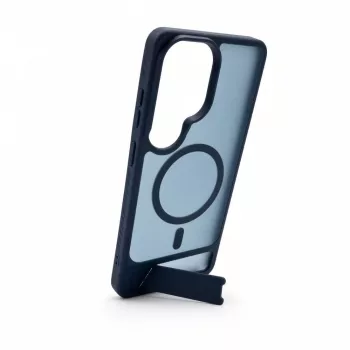 Evelatus Samsung Galaxy S26 Ultra pogumované MagSafe puzdro so stojanom tmavomodrá