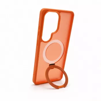 Evelatus Samsung Galaxy S26 Ultra Shield puzdro s MagSafe a stojanom matný prstenec oranžová