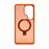 Evelatus Samsung Galaxy S26 Ultra Shield puzdro s MagSafe a stojanom matný prstenec oranžová
