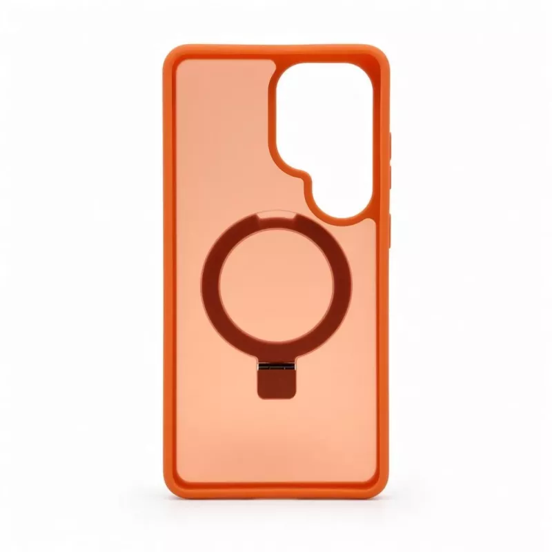 Evelatus Samsung Galaxy S26 Ultra Shield puzdro s MagSafe a stojanom matný prstenec oranžová