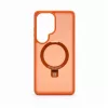 Evelatus Samsung Galaxy S26 Ultra Shield puzdro s MagSafe a stojanom matný prstenec oranžová