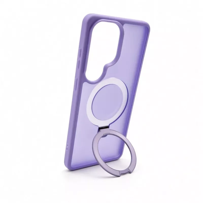 Evelatus Samsung Galaxy S26 Ultra ochranné puzdro s MagSafe & stojanom matný ring levanduľová fialová