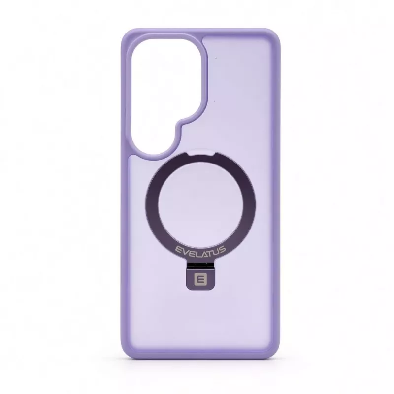 Evelatus Samsung Galaxy S26 Ultra ochranné puzdro s MagSafe & stojanom matný ring levanduľová fialová