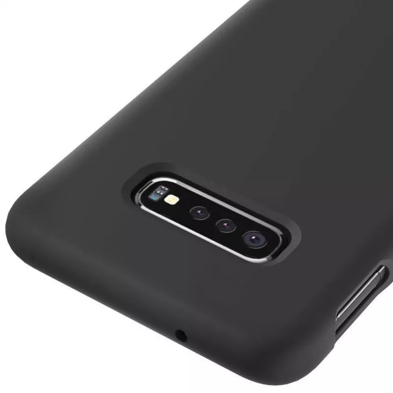 Evelatus Samsung S10e Premium Soft Touch silikónové puzdro čierne