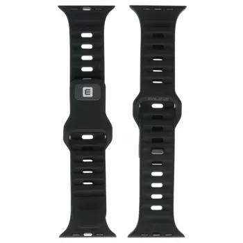 Evelatus Sport silikónový Loop náramok pre Apple Watch 42/44/45/49mm čierny