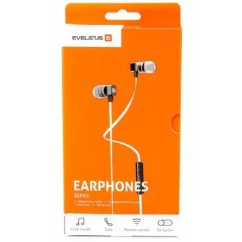 Evelatus Universal Freisprech-Headset EEP01 s mikrofónom Universal 3,5 mm biela