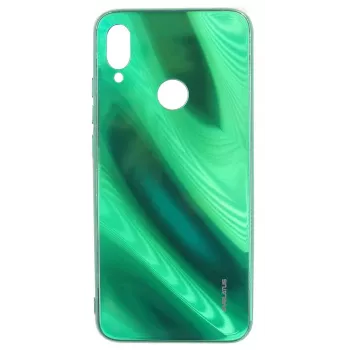 Evelatus Xiaomi Note 7 Water Ripple Full Color Electroplating tvrdené sklo puzdro zelené