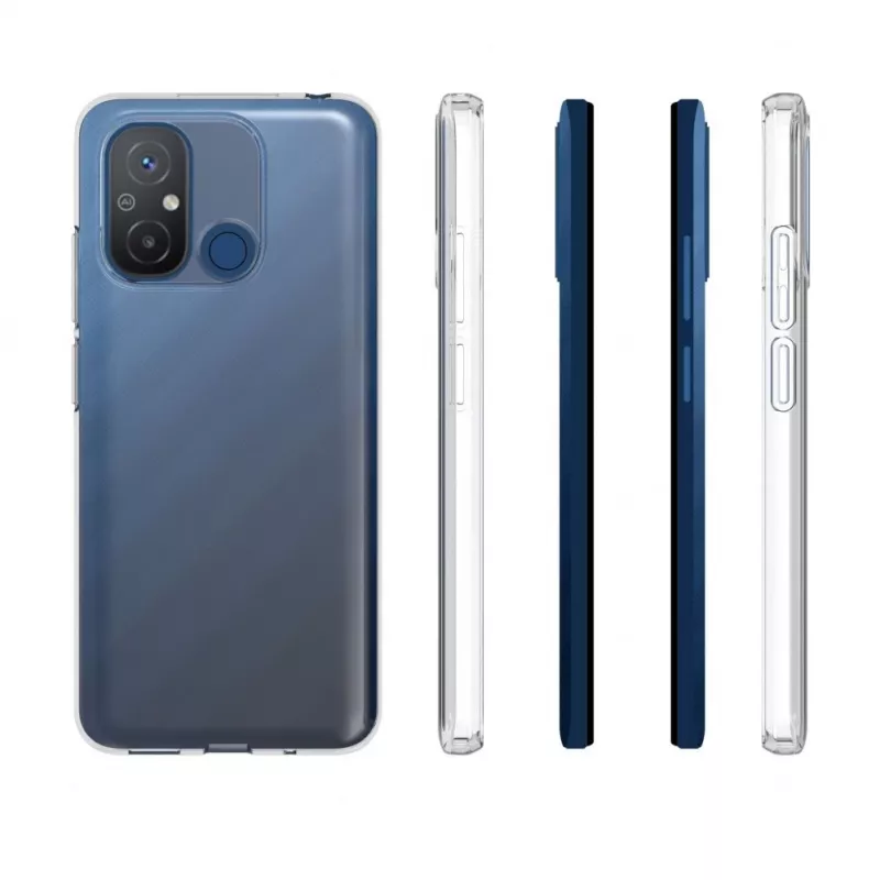 Evelatus Xiaomi Redmi 12C transparentné silikónové puzdro 1,5 mm TPU číre