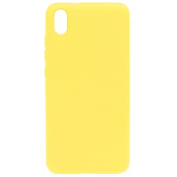 Evelatus Xiaomi Redmi 7A Nano silikónové puzdro Soft Touch TPU žlté