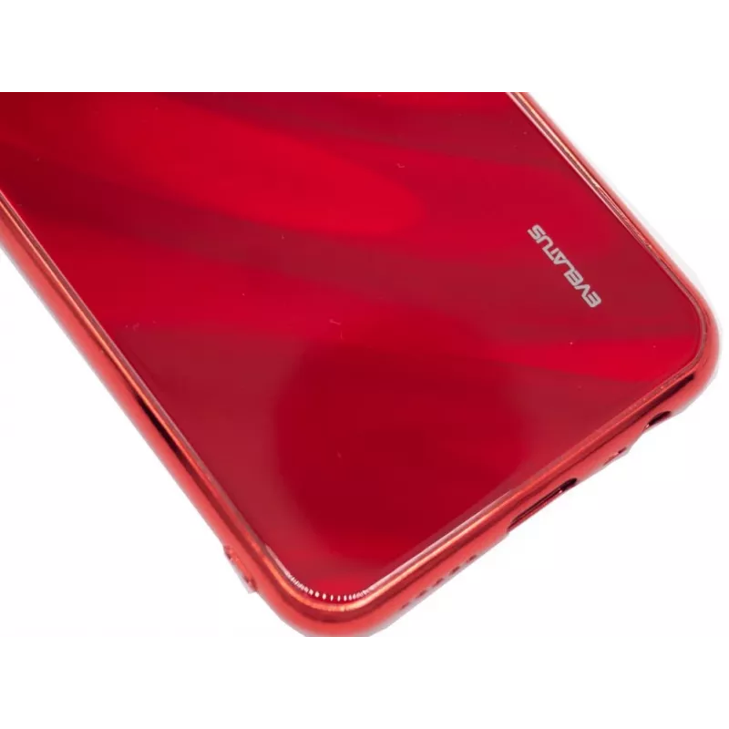 Evelatus Xiaomi Redmi 8 Water Ripple Full Color Electroplating tvrdené sklo puzdro červené