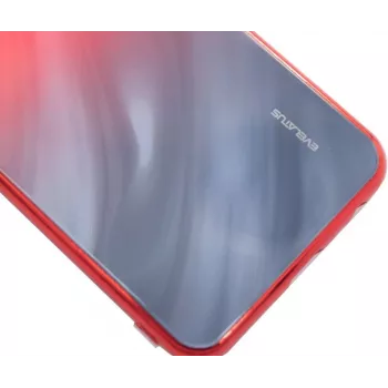 Evelatus Xiaomi Redmi 8 Water Ripple gradient farba anti-explosion tvrdené sklo puzdro gradient červeno-čierne