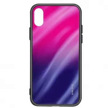 Evelatus Xiaomi Redmi Note 8 / Redmi Note 8 2021 vodná vlnka gradientná farba anti-explosion tvrdené sklo puzdro gradientná ružovo-fialová