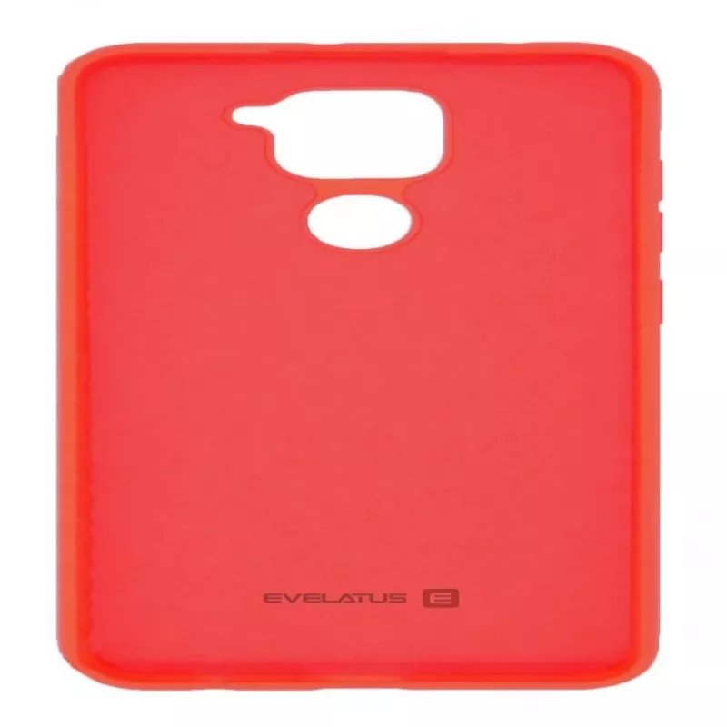 Evelatus Xiaomi Redmi Note 9 Nano silikónové puzdro Soft Touch TPU červené