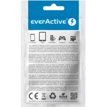 everActive CBB-2PDR USB-C na USB-C RGB LED spletaný kábel 2m 3A 60W Čierny
