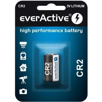 everActive CR2 lítiová batéria 3V 850mAh (balenie 1 ks blister)