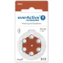 everActive ULTRASONIC 312 / PR41 batérie do načúvacích prístrojov, balenie 6 ks