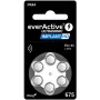everActive ULTRASONIC IMPLANT HD 675 / PR44 batérie do načúvacích prístrojov, balenie 6 ks